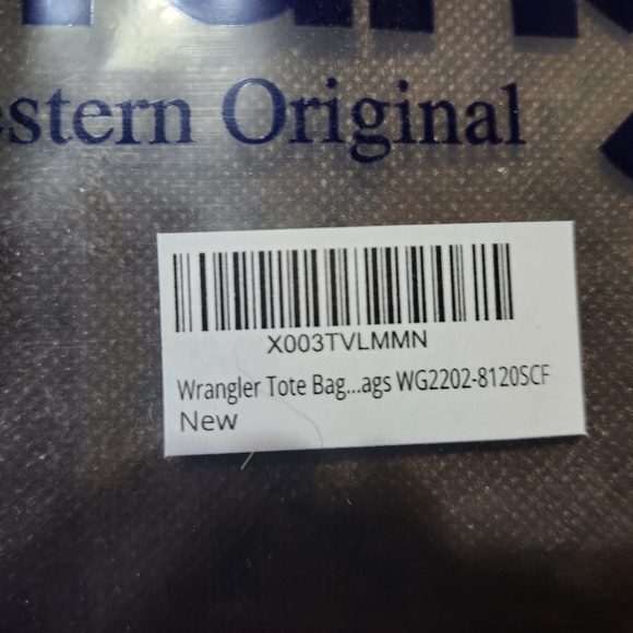 Wrangler Women's Aztec Print Crossbody Tote Bag. - Picture 6 of 7